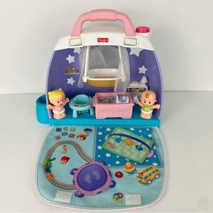 Fisher Price Little People Cuddle & Play Nursery Play Set 2 Babies